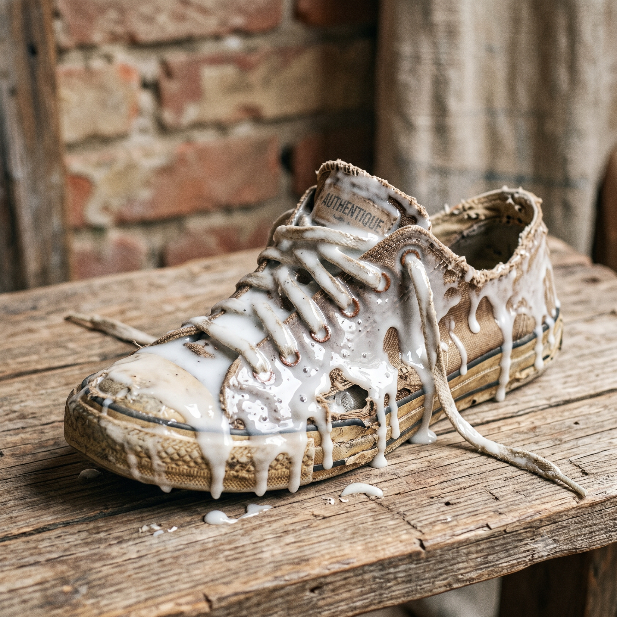 Chaussures au foutre (de bite)
